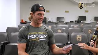 Noah Hanifin Talks Preseason Game of Thrones and his New Collectible Pin [upl. by Nosac]