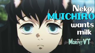 【ASMR】 Catboy Muichiro wants to lay in your lap 「Muichiro Tokito x Listener Audio」 [upl. by Baird]