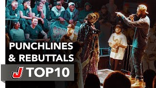 Top 10 Punchlines amp Rebuttals  Spin The Mic 2017 [upl. by Ailito]