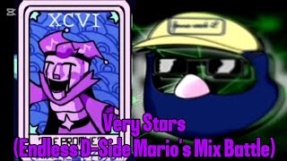 FNF Very Stars Endless DSide Marios Mix Battle [upl. by Berstine256]