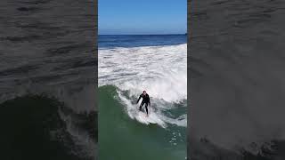 Surfer out in the morning waves at Tourmaline Surf Park 111624 [upl. by Thenna]