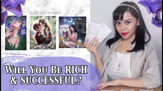 ✨Will You be RICH SUCCESSFUL FAMOUS✨pick a cardart [upl. by Tereb]