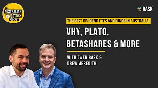 Best Australian dividend income ETFs amp funds VHY Plato BetaShares amp more [upl. by Cofsky]