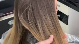 Haare balayage färben mit olaplex und Haare schneiden mit machine [upl. by Deland]