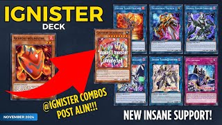 LEARN HOW TO PLAY WITH THE IGNISTER DECK 2024 POST ALIN COMBO VIDEO NOVEMBER 2024 [upl. by Elocen]