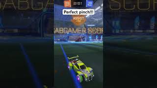 Perfect team pinch with OGGabgamer  viralshorts gaming subscribe rocketleague rl [upl. by Llenart22]