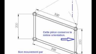 Mécanismes articulés plans [upl. by Matthei]