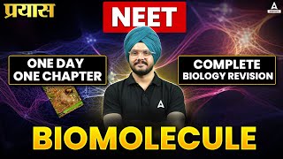 BIOMOLECULES CLASS 11 ONE SHOT  NEET 2025 ALL CONCEPT AND THEORY  BY JAGRAJ SIR [upl. by Lingwood476]