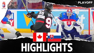 Highlights  Canada vs Slovakia  2024 MensWorlds [upl. by Stein]