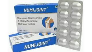 NUMIJOINT Tablets Diacerein Glucosamine amp Methyl Sulphonyl Methane Tablets [upl. by Alimhaj]