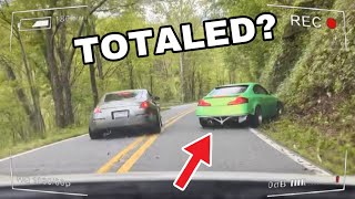 I TOTALED MY G35 AT TAIL OF THE DRAGON POV DRIVE END OF THE CHANNEL [upl. by Lamarre]