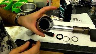 Fork seal replacement video 2 Cagiva Mito Evolution 125 [upl. by Lachish]