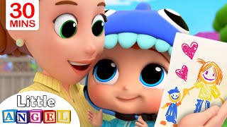 Mommy Mommy I Love You  Little Angel Kids Songs amp Nursery Rhymes [upl. by Azne]