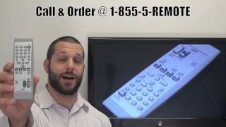 JVC RMSRVNB50 Remote Control PN BI600NB5002S  wwwReplacementRemotescom [upl. by Anselm]