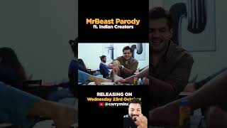 Mr beast parody ft Indian creators shorts [upl. by Vola]