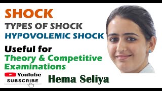 SHOCK  TYPES OF SHOCK  HYPOVOLEMIC SHOCK [upl. by Gerianna742]