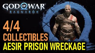 Aesir Prison Wreckage All Collectibles Locations  God of War Ragnarok [upl. by Idonna]