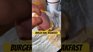 reviewing Burger King’s breakfast🤔 BURGERKING shorts foodie fastfood [upl. by Susej808]