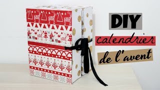 DIY calendrier de lavent en carton [upl. by Dunson]