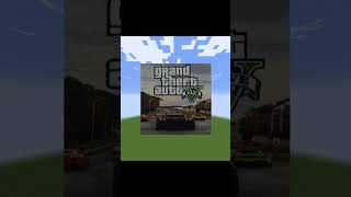 satisfying pixel art in minecraft  GTA 5 shorts minecraft gaming [upl. by Ahsika]