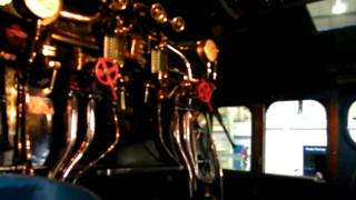 Footplate on The Mallard Steam Train [upl. by Aihsekin]