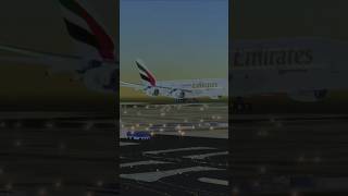 ATC call Emirates A380 Eata   airlines landing aviation rfs [upl. by Afrikah601]