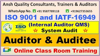 IATF 16949 Internal Auditor [upl. by Waring]