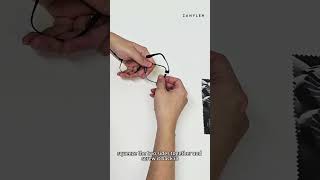 ZanyLen How to replace lenses in a full rim clipon zanylen glass eyeglasses [upl. by Dnar]