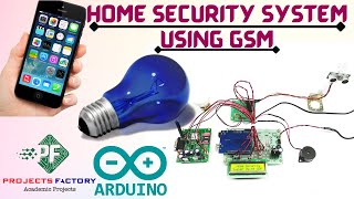 Home Security System Using GSM [upl. by Jennifer]