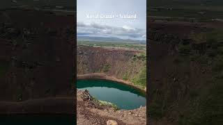 Kerid Crater iceland travel goldencircle travel holiday roadtrip [upl. by Brazee]