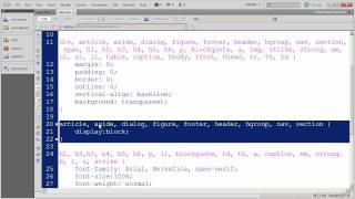 Using a CSS Stylesheet Reset [upl. by Romeyn195]