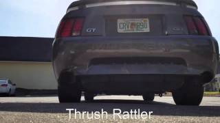 03 Mustang GT Thrush Rattler [upl. by Adnaerb]