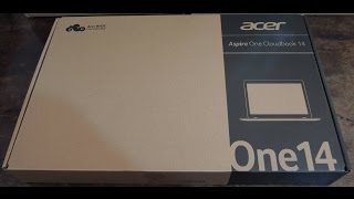 Acer AspireOne Cloudbook 14 Unboxing y review en español [upl. by Onateag796]