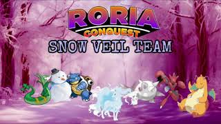 pokemon brick bronze snow veil team vs legendary spam  roria conquest [upl. by Jilly]