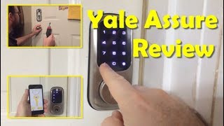 Yale Assure Touchscreen Deadbolt Review YRD426 [upl. by Neelhtac]