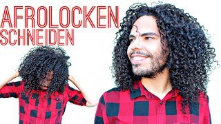 Mein Friseurbesuch  Haarschnitt Für Afrolocken  Lockiges Haar  Look Die Friseure Haarsalon [upl. by Lindblad685]