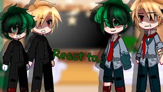 deku past bullies react to the future  BakuDeku MHABNHA bkdk  1k [upl. by Redlac822]