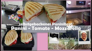 Panini mit TomateMozzarella gefüllte Panini aus dem Kontaktgrill [upl. by Laurence311]