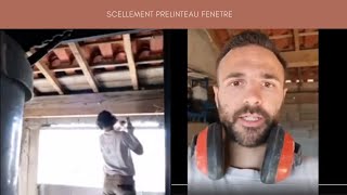 14 Scellement prélinteau fenêtre en rénovation [upl. by Portie]