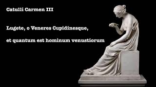 Catullus 3 in Latin amp English Lugete O Veneres Cupidinesque [upl. by Donnie]