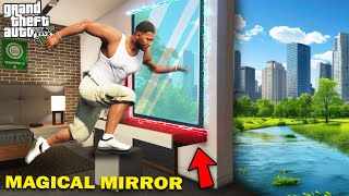 GTA 5  Franklin Found A Way Through Magical Mirror Portal To Another World In Franklins Room [upl. by Carol]