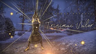 ESO  Trinimacs Valor set Visual Effect [upl. by Nangem725]