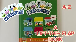 Alphablocks AZ A lifttheflap book 📖 [upl. by Harlie]