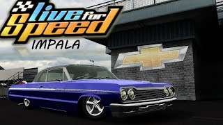 LFS  Live For Speed  Chevrolet  Impala  1964 Teaser EazyE oldSchool Car [upl. by Anaitat992]