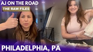 AJ On the Road The Raw Files  Behind the Scenes in Philadelphia PA  Anjelah JohnsonReyes [upl. by Michell]