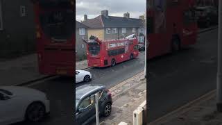 Happened yesterday in Dagenham A roof off a bus came off after it hit some trees shorts [upl. by Ynneg951]