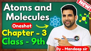 Atoms and Molecules class 9  Science class 9th  CBSE KVS New NCERT GREENBoard [upl. by Leiba]