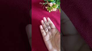 DIy safety pin rings💍🤩Handmade rings 🥰shortvideo trending handmadejewelry ytshort seebacraft [upl. by Genovera]