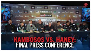 💥 Kambosos VS Haney  Full press conference  Intense faceoff 🥊  Main Event  Fox Sports [upl. by Trojan]