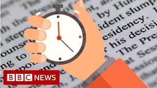 The Mueller report in 60 seconds  BBC News [upl. by Lyndell727]